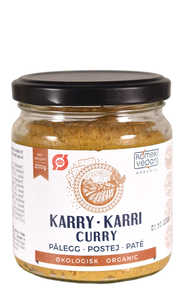 Karry Postej 200 g Økologisk GLF VEG